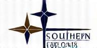 Southern Cross Books Logo - Stylized stars forming a cross