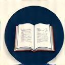 Icon representing book cover and interior design