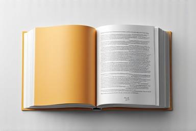 Image representing book design showing a cover mockup and interior layout